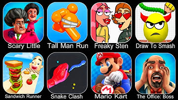 Scary Little Prankster,Tall Man Run,Freaky Stan,Draw To Smash,Sandwich Runner,Snake Clash,Mario Kart