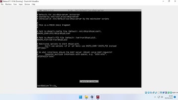 ASJ - DHCP Server Linux Debian 8.7