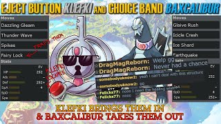 Fairy Lock Eject Button Klefki + Choice Band Baxcalibur Sweep the Ladder