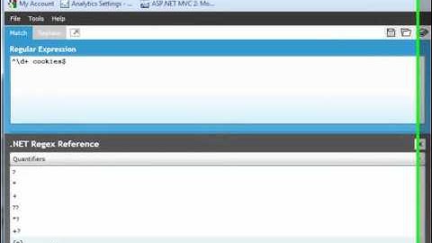 .NET Regex Lesson 2: Quantifiers