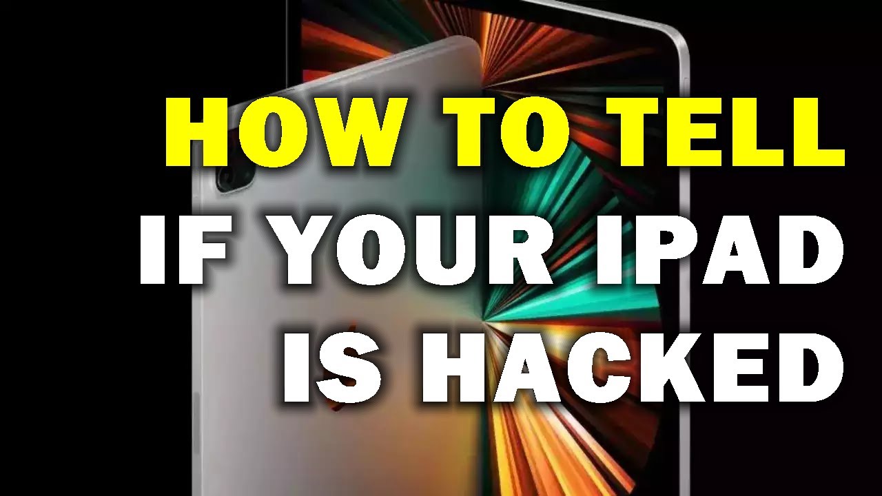HOW TO TELL IF YOUR IPAD IS HACKED - YouTube