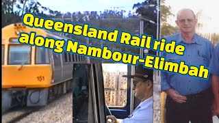 Queensland Rail ride along Nambour Geoffrey Callow driver, video voice Doug Ferguson #QueenslandRail