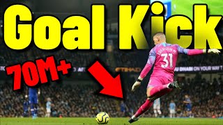 How To Take Goal Kicks - How To Kick The Ball Far - Goalkeeper Tips And Drills - Longball Tutorial