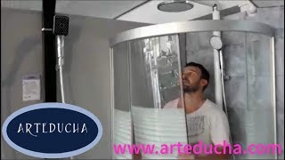 Armado e Instalacion de  Mampara Curva