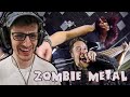 Hip-Hop Head Reacts to LEO & STINE MORACCHIOLI - "Zombie" Metal Cover (REACTION!!)