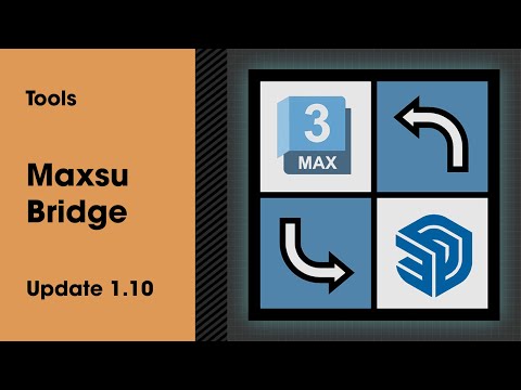 Maxsu Bridge 1.10 (free) - Copy and Paste Objects Back and Forth Between the 3ds Max and Sketch Up