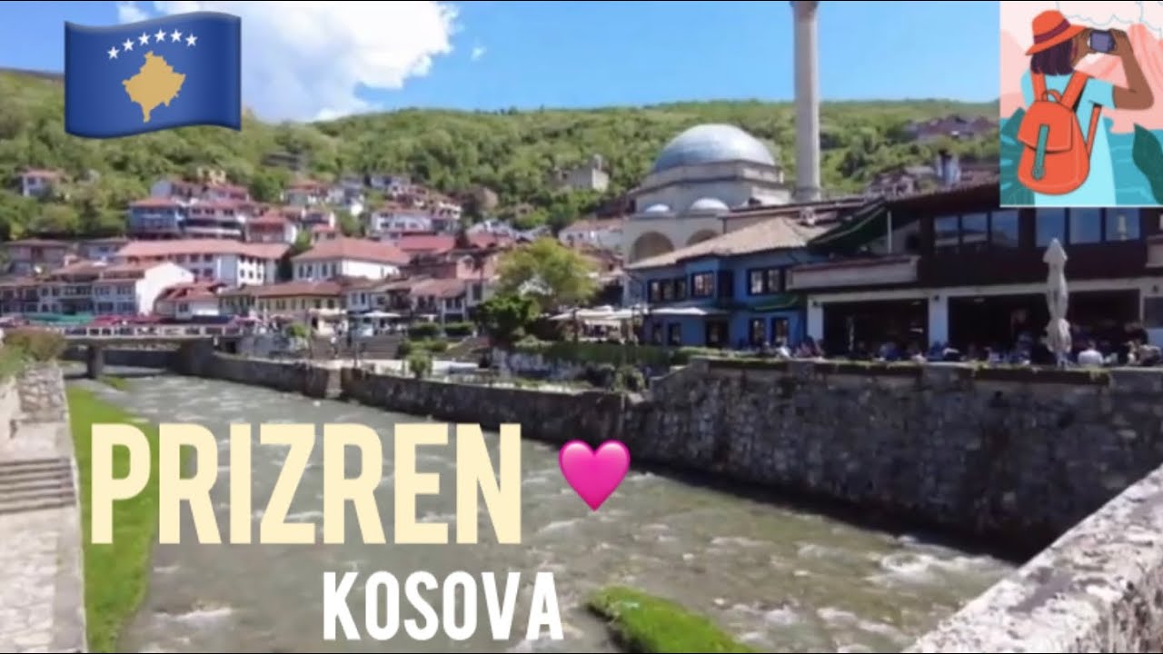 Prizren Kosova 4k walking city tour