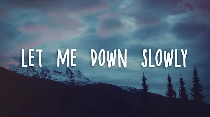 Alec Benjamin   Let Me Down Slowly Lyrics [ MusiC covers ]