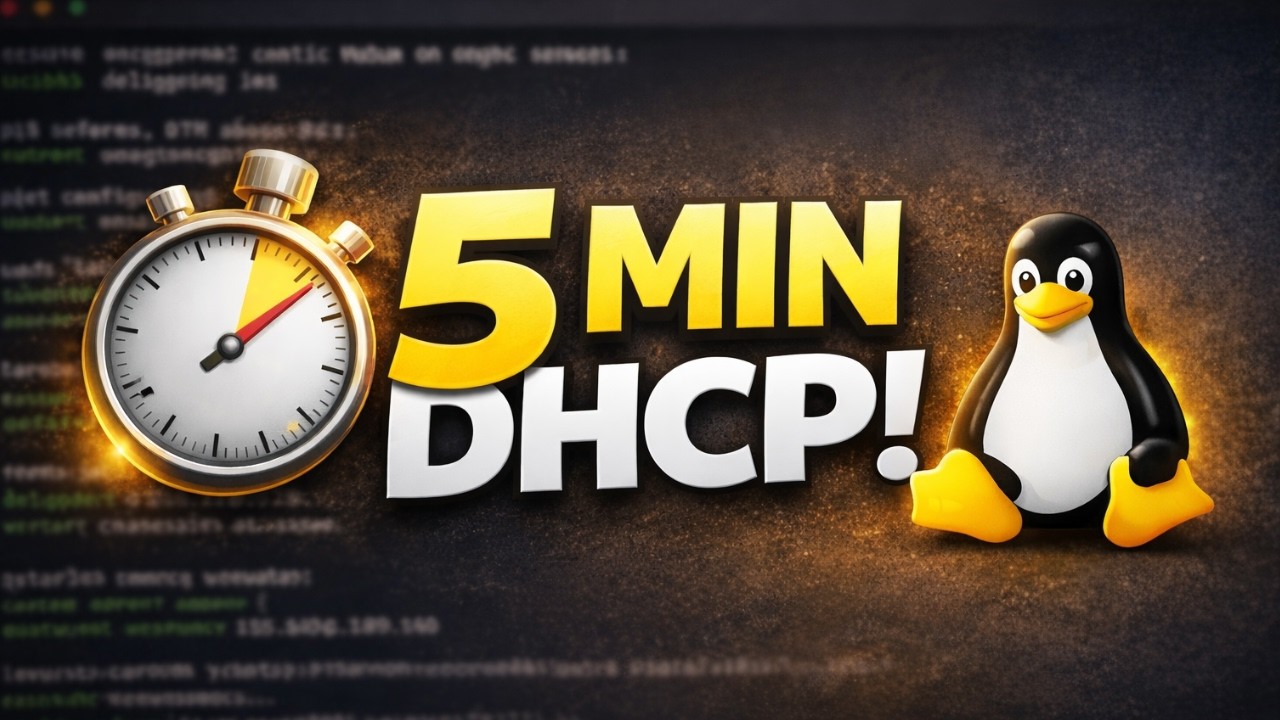 Set Up a DHCP Server on Linux in 5 Minutes - YouTube