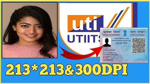 UTI PAN 213*213 & 300 dpi pic upload problem solution | 213 * 213 pixels | 213*213 pixel 300 dpi