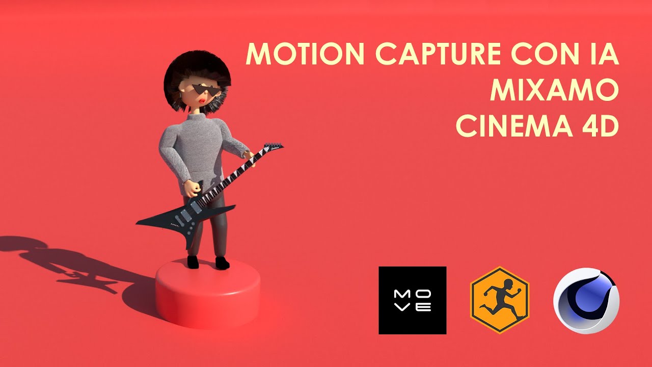 FREE AI MOTION CAPTURE CON IA (GRATUITA) MIXAMO Y CINEMA 4D - FROM MOVE ...