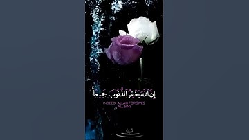 صباح الخير💜صباح التوابين💜اجمل حالات واتس اب💜مقاطع قصيره💜 قران كريم💜سورة الزمر قل يا عبادي💜بدون حقوق