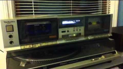 1985 Technics RS-B11W Stereo Double Cassette Deck