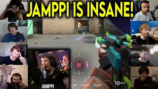 Valorant Streamers Reacts To BBL Jamppi CRAZY 1v3 CLUTCH Against Fnatic In VCT