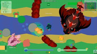 Mini Necromus murdered by BD.  Mini Cthulhu Kraken, Rhino kills BD.  Mope.io
