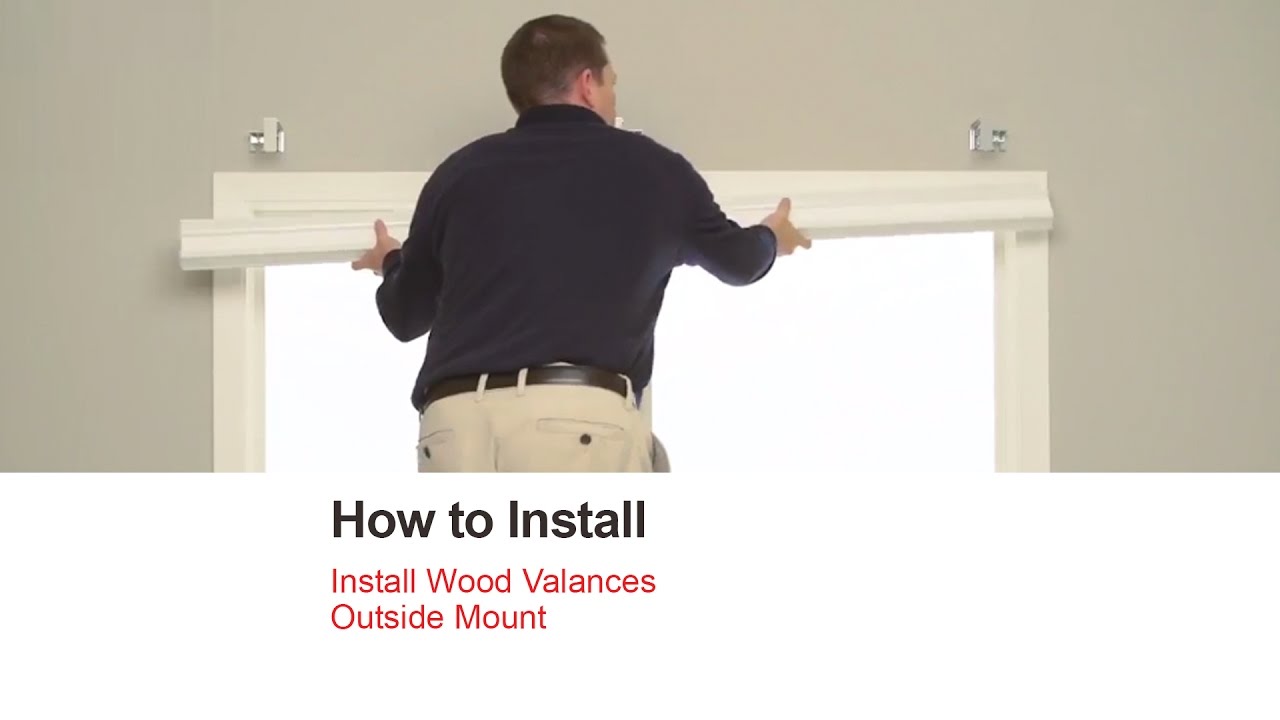 Bali Blinds How To Install Wood Valances Outside Mount Youtube