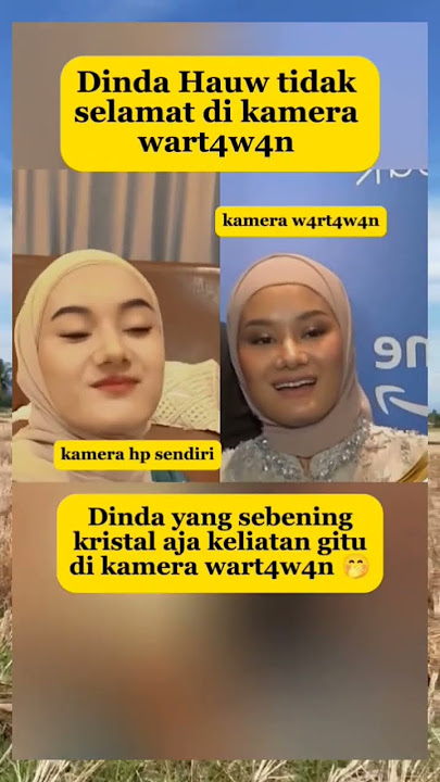 Dinda Hauw di kamera wart4w4n #dindahauw #reymbayang #artist