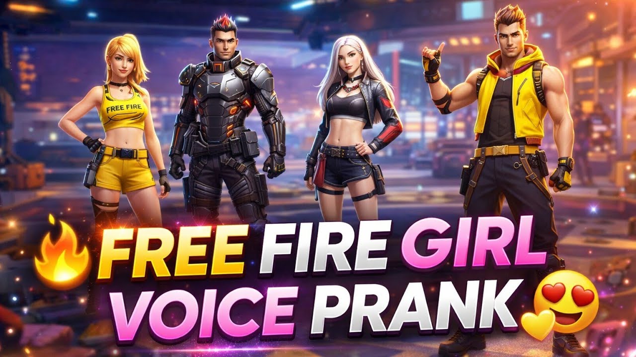 FREE FIRE GIRL VOICE PRANK 😱 They Thought I’m a Real Girl! - YouTube