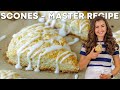 HOW TO MAKE SCONES RECIPE + Easy Lemon Glaze