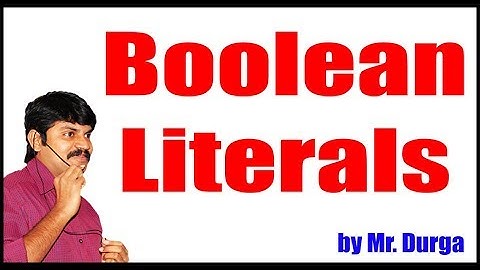 Java 11 Turorials | Boolean Literals | by Durga Sir