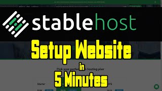 StableHost - How to Setup Your 1st Website in 5 Minutes