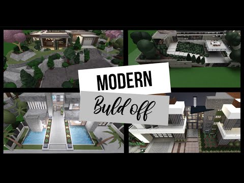 Hillside Modern Mansion Part1 Exterior Roblox Bloxburg Gamingwithv Youtube - roblox bloxburg mansion layouts