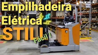 Empilhadeira Elétrica STILL   Aprenda a operação.