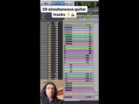 🔊 29 guitar tracks playing simultaneously 📹 Frank Earthside