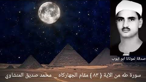 ومآ أعجلك عن قومك يا موسى { ٨٣ } سورة طه _ الشيخ المنشاوي