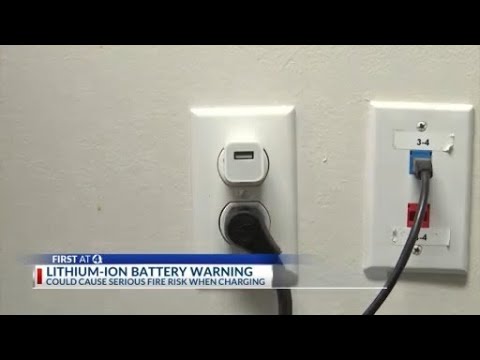 Columbus fire officials urge caution for lithium-ion charging