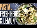 FRESHEST PASTA SALAD  FOR THIS SUMMER : lemon, fresh herbs and mint