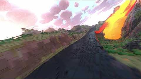 Lego Volcano V3 - Procedural Landscape V2 - Houdini / 3Delight.