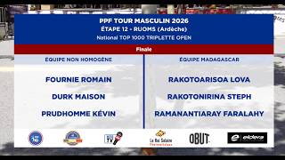 Ppf Tour Masculin 2026 - Étape 12 - Ruoms 07 - Finale - Fournie Vs Madagascar Lova.
