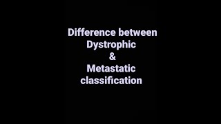 Difference Between Dystrophic Metastatic Classification