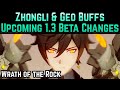 Zhongli & Geo Element Buffs! (Changes on the 1.3 Beta Server) | Genshin Impact