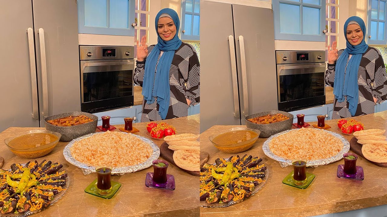 البلدي يوكل مع الشيف نونا | طاجن بامية باللحمة - أرز بالشعيرية - شوربة لسان عصفور - باذنجان مخلل