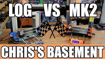 Prusa MK2 vs LOG - 3D Printer Race - Chris