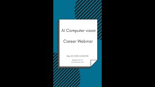 AI Computer Vision Career Webinar [Arabic] screenshot 1