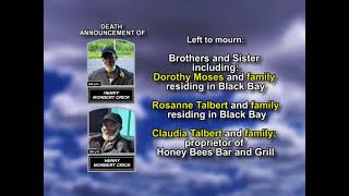 Henry Norbert Crick ~ Long Obituary