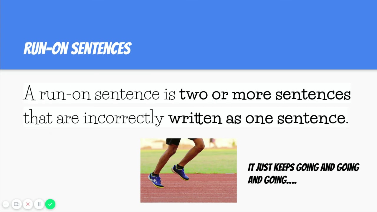 Avoiding Run On Sentences Sentence Fragments YouTube