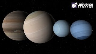 The Ultimate Realistic Modded Gas Giants! Universe Sandbox