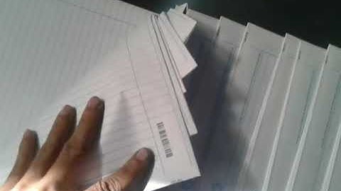 Answer Sheets printing with Barcode and Serial Numbers on WebOffset Machine by Logic Industrial Corp