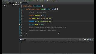 Java: lesson 5 variable conversion