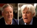 Piers morgan interviews jay leno on donald trump david letterman harvey weinstein and more