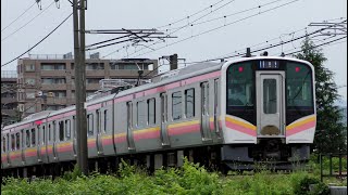 E129系B18編成信越本線下り普通1323M 柏崎→長岡→新潟【4K】