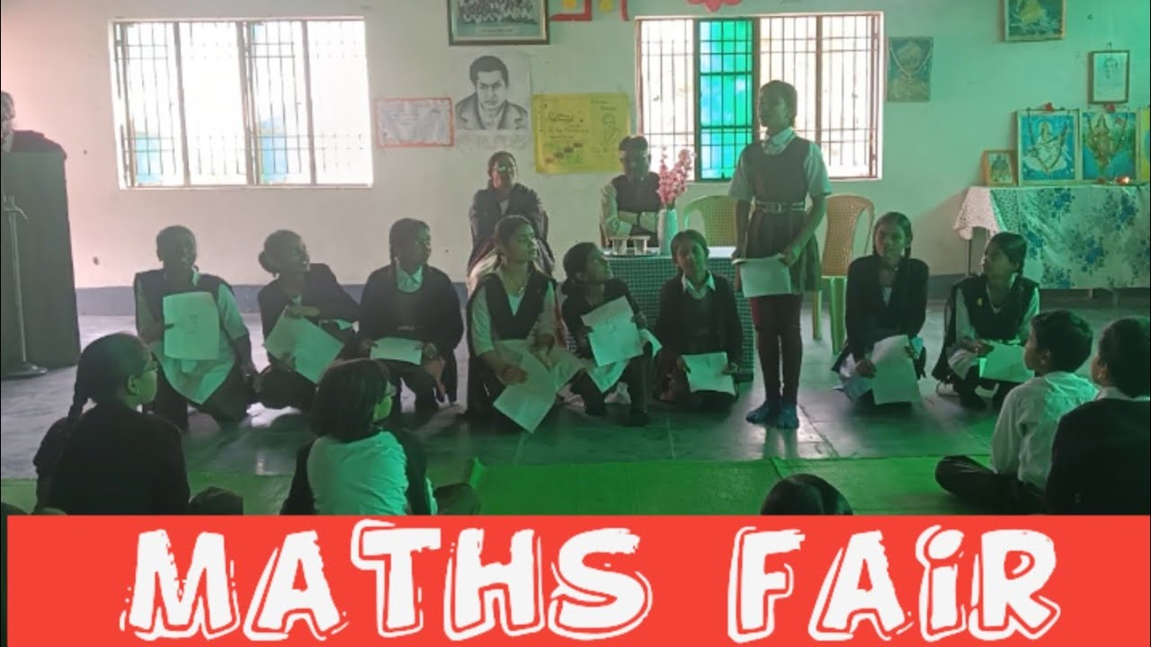 गणित मेला श्री रामानुजन जयंती के अवसर पर सरस्वती शिशु मंदिर नेहरू नगर भिलाई