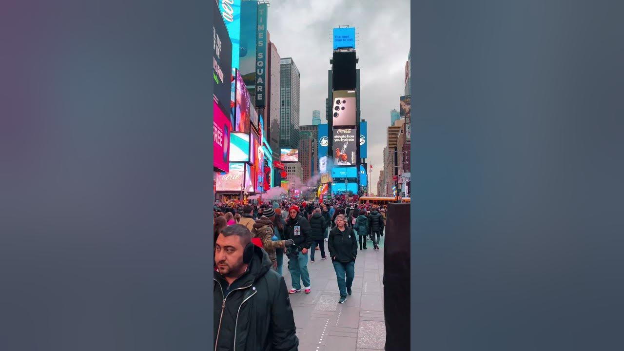 NEW YORK TIMES SQUARE 2023 🔥 Walking around in Midtown Manhattan, NY, USA #shorts #NYC #4k