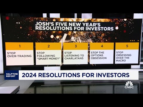Josh brown's new year's resolutions for investors