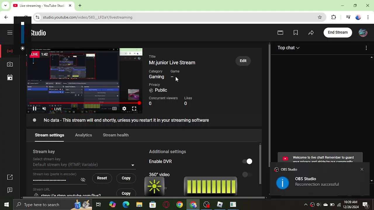 Mr.junior Live Stream