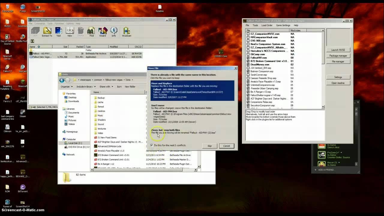 FNV Archive Invalidation Problem YouTube